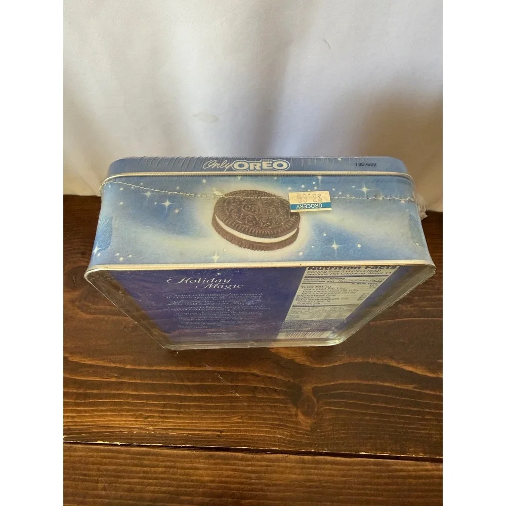 Vintage Oreo Limited Edition 2000 Christmas Santa Collector Tin Factory Sealed
